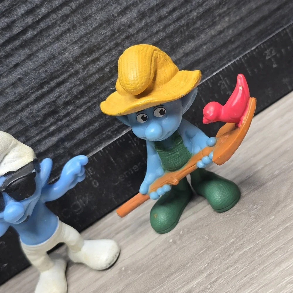 2011-2013 SMURFS Figures Lot Farmer Smooth Baker McDonalds Happy Meal